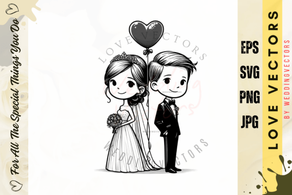 C4952: Elegant Wedding Vectors for Timeless Design