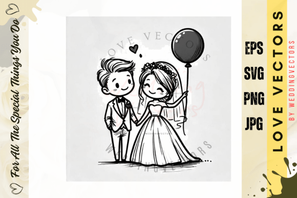 Elegant Modern Wedding Composition: A Design Asset Review