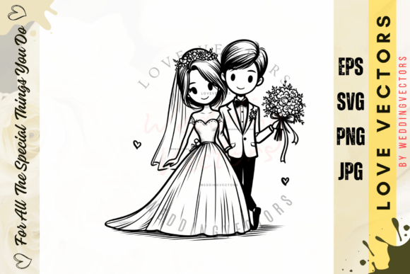 Elegant Wedding Vectors: Designing Timeless Romance
