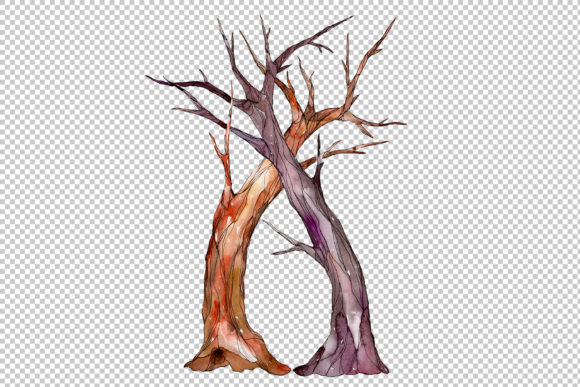 The Organic Elegance of Wedding Tree Watercolor