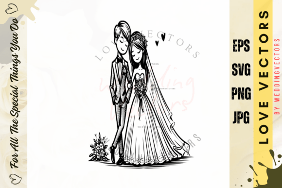 Timeless Romance: The Classic Bridal Illustration
